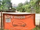 Das kick-mobil der Step-Stiftung am Bolzplatz "Blaues Monster" 2021