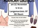 Kleidertausch im Bewohner-INI e.V.-Raum am 22.11.2025 12-16 Uhr