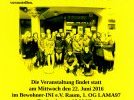 Ergebnispräsentation am 22. Juni im LAMA97