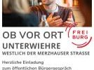 OB vor Ort-Unterwiehre „Westlich der Merzhauser Straße“ Mittwoch, 22. (…)